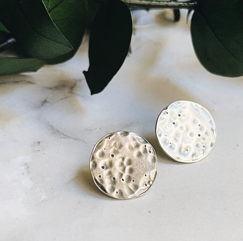 FEBRUARY earring-of-the-month: winter solstice studs